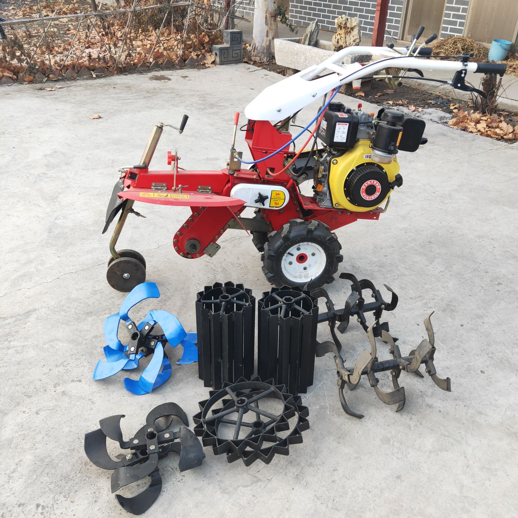 微耕机  草莓培土机 大葱大姜开沟机多用途管理机