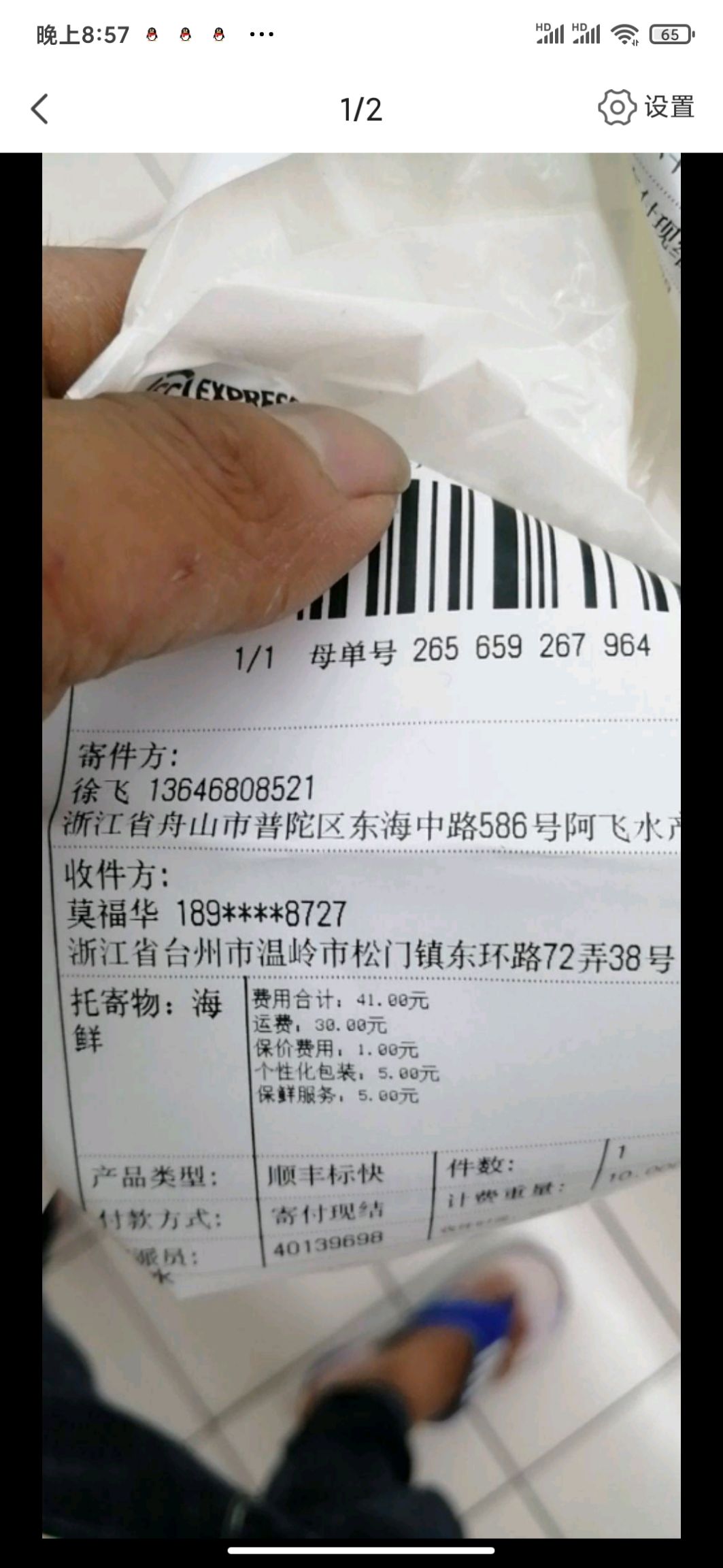 远海梭子蟹  舟山梭子蟹的蟹钳新鲜蟹钳个个饱满