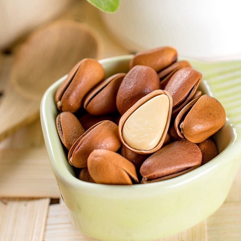 【新货大颗粒】东北开口松子净重5斤包邮原味坚果