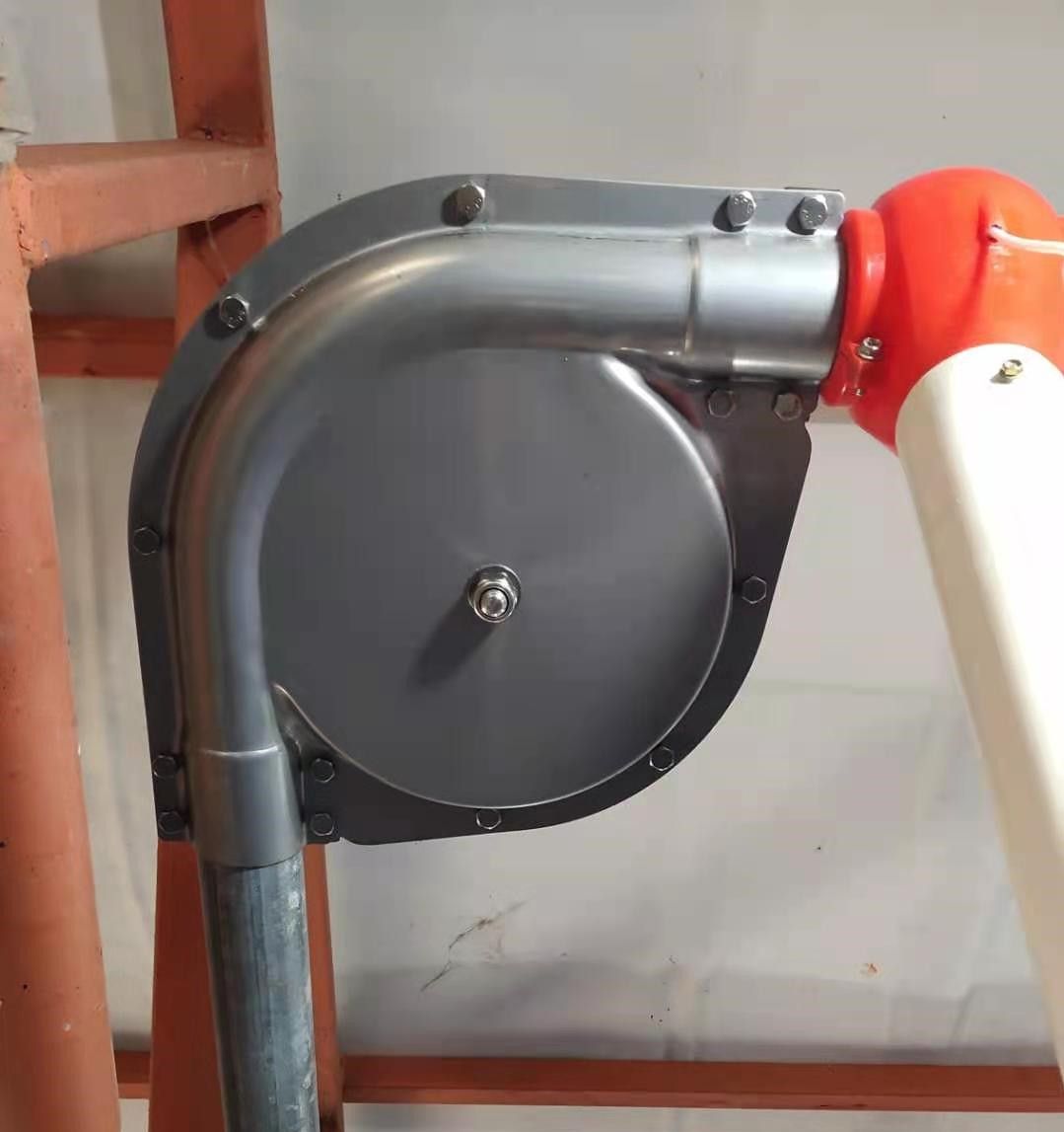 转角塞盘式自动饲喂系统塞片料线猪舍养殖设备