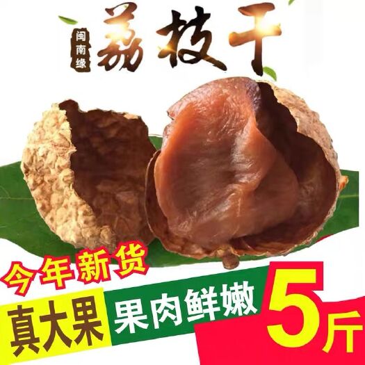 广州新货福建莆田精选荔枝干核小肉厚鲜甜非无核妃子笑荔枝糯米核干货