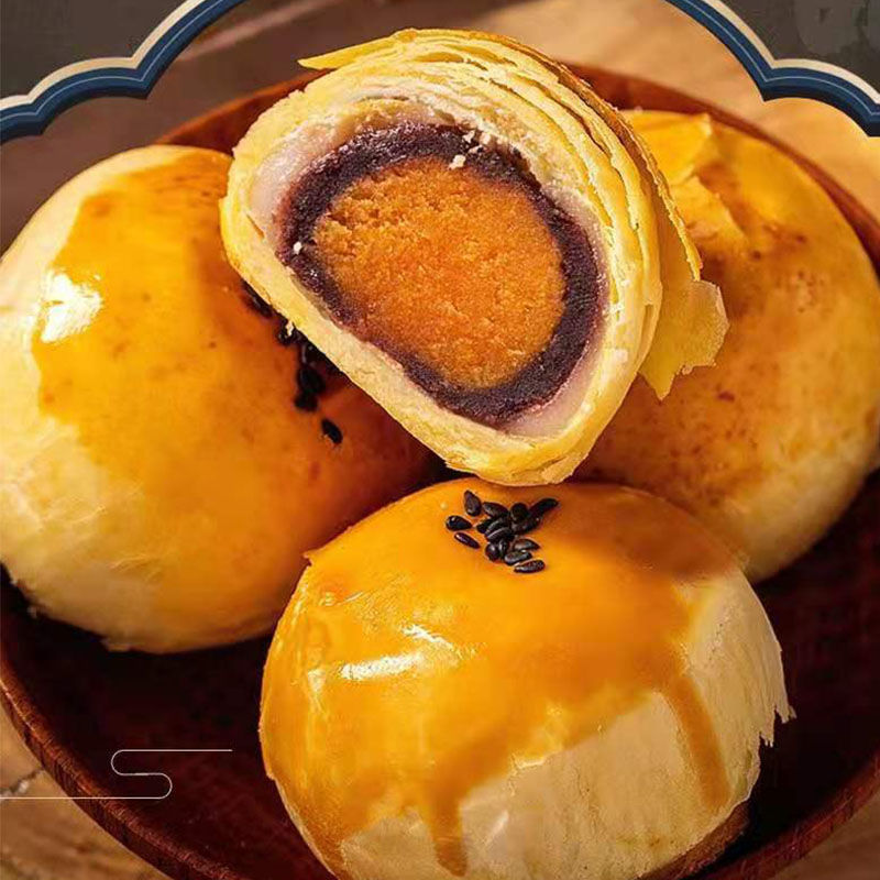 蛋黄酥雪媚娘网红零食休闲食品早餐糕点美食小吃面包整箱批发