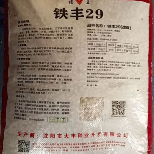  毛豆种子铁丰29