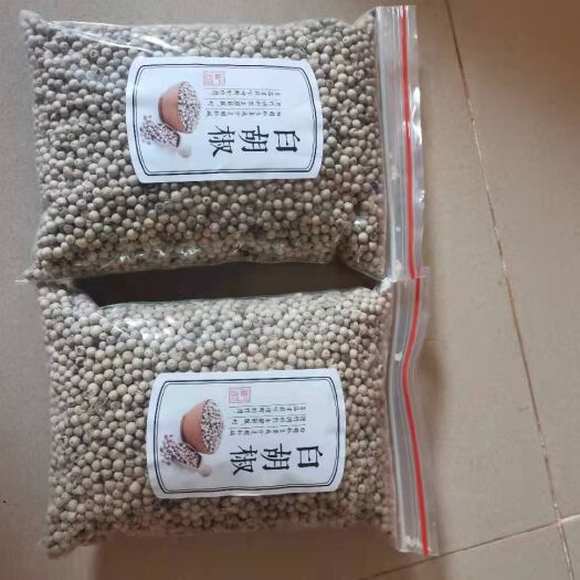 海口白胡椒  海南正宗胡椒，海南国家胡椒种植示范基地，香气十足，不漂白！