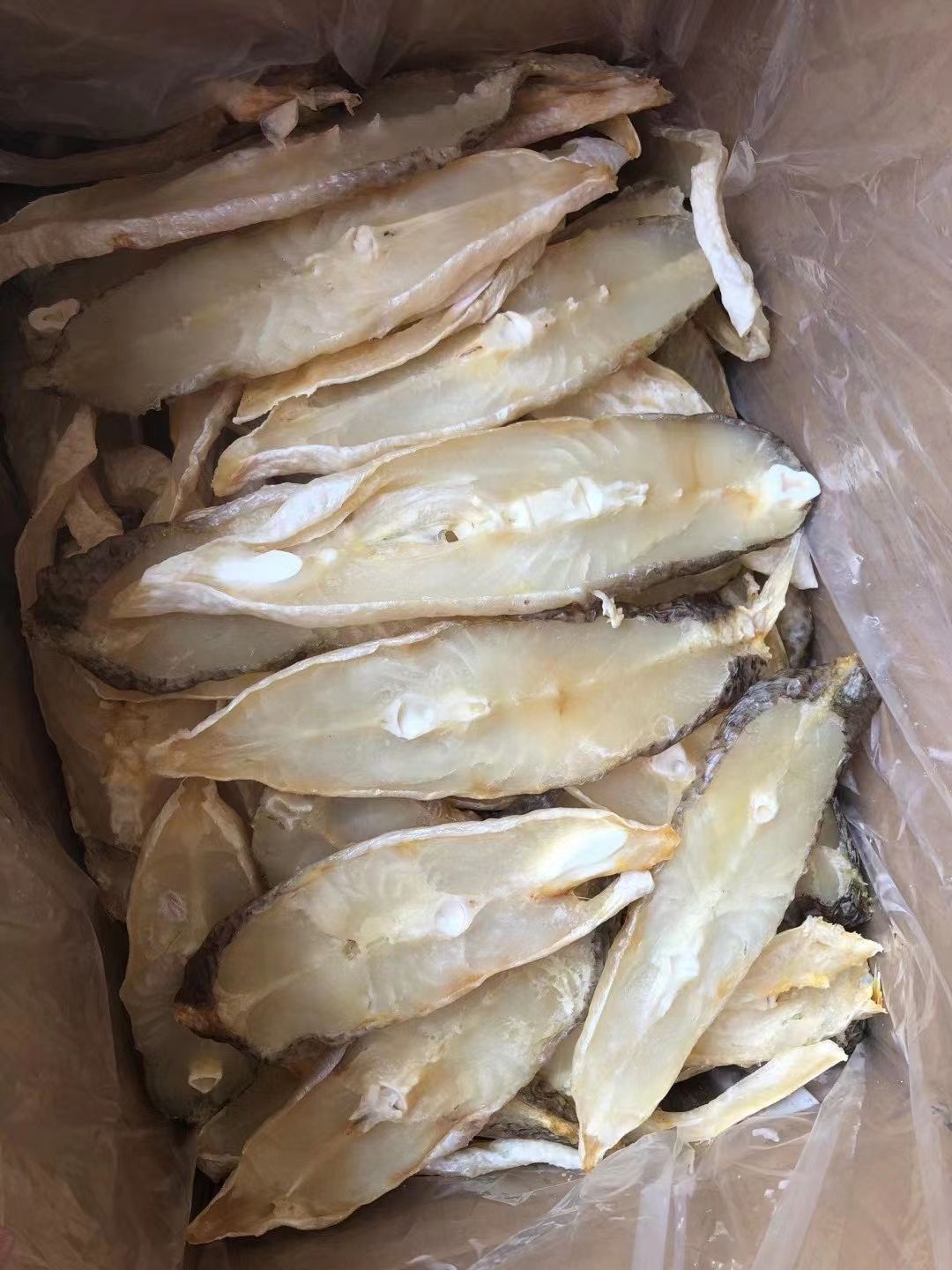 湛江特产，日晒马友鱼干，微咸，1箱25斤