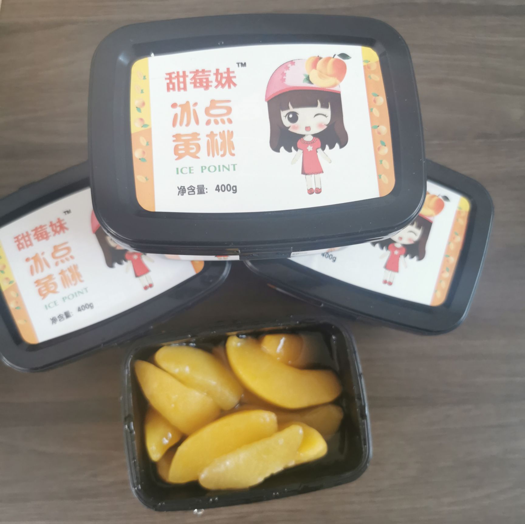 冰冻蔬果冰冻黄桃