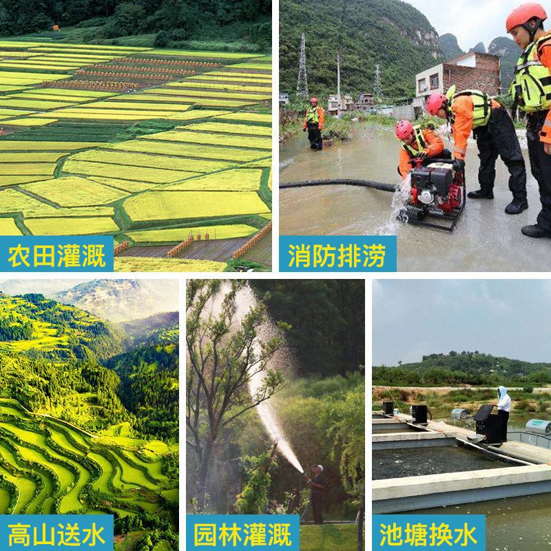 重庆本田汽油机水泵农用高扬程100米自吸12寸3寸4寸灌溉