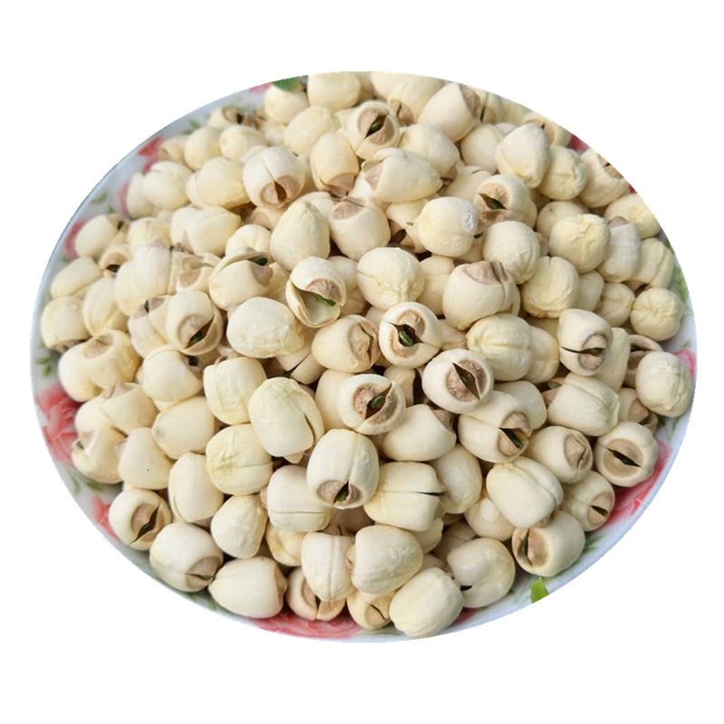 洪湖特产天然湘潭农家自产大粒干货去芯五斤包邮磨皮无芯白莲子米