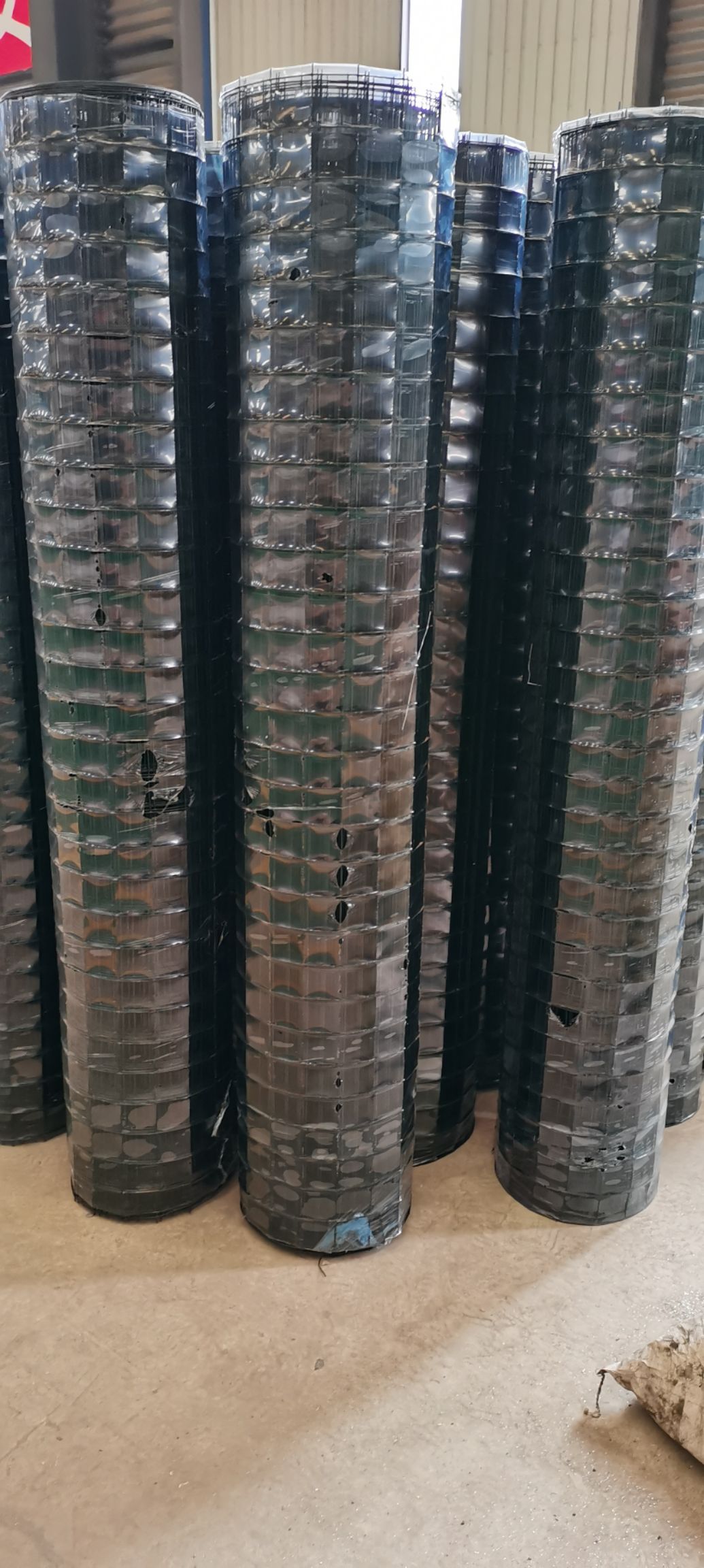  黑色荷兰网2米宽现货供应，浸塑包裹防腐防锈