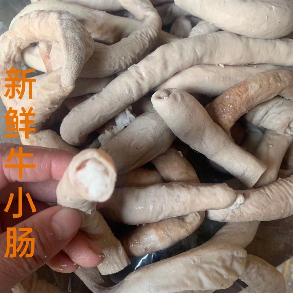 牛圆肠冷冻商用牛杂火锅牛肠肥肠半熟牛小肠牛大肠40斤装