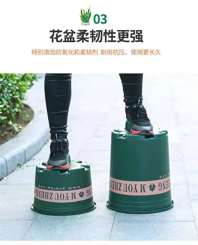 花盆塑料带托盘批发大阳台绿萝小盆栽托盘特大号加仑树脂多肉