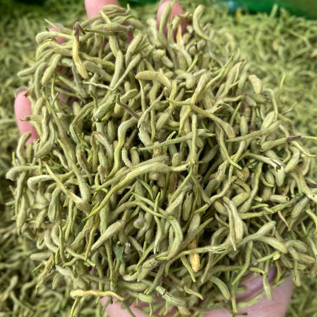 金银花河南货 特级绿花 花茶特级金银花  含量足纯绿色金银花