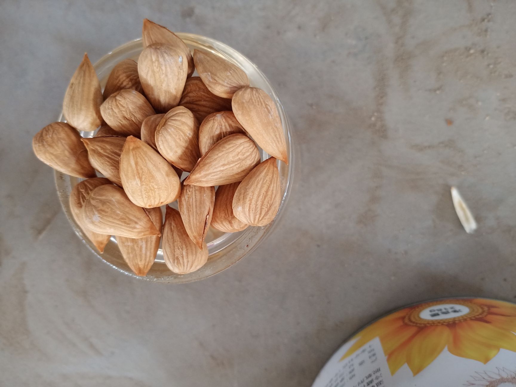 甜杏仁  小龙王帽杏仁嫁接老品种 ，口感独特即酥脆又有口感 。