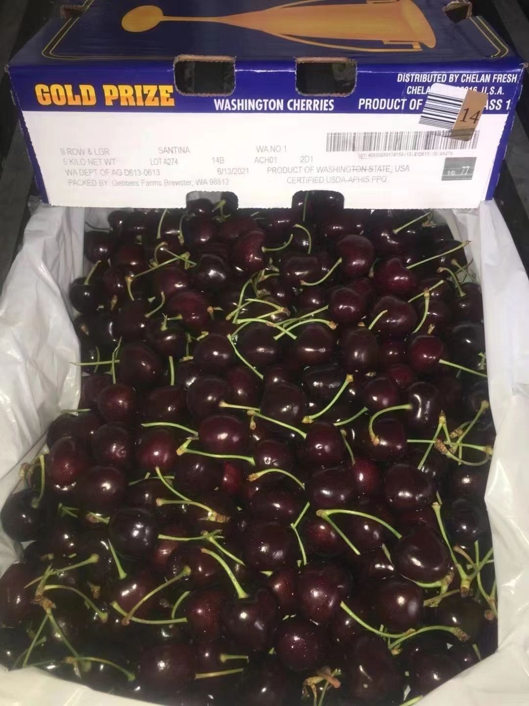 拉宾斯樱桃  美国车厘子，有需要的抓紧联系我，货好质量保证