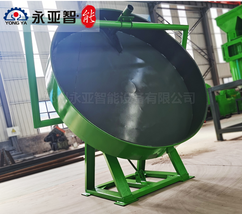 肥料造粒机  圆盘造粒机 有机肥生产配套造粒设备 盘式造粒机 粒度大小可调
