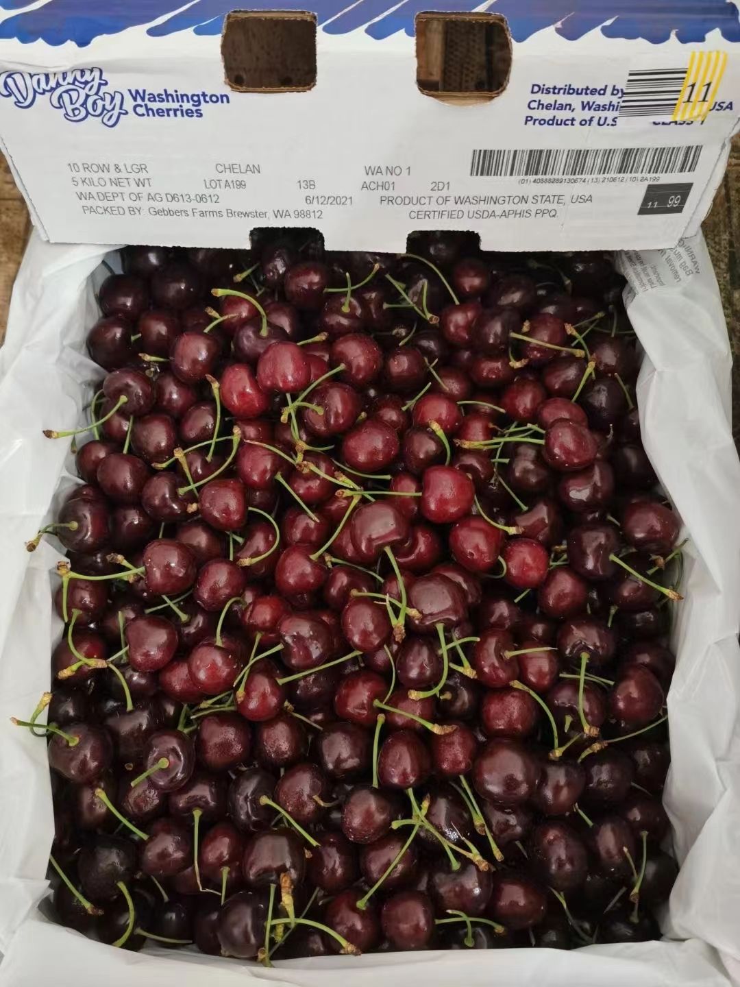 拉宾斯樱桃  美国车厘子，有需要的可以联系我，货好质量保证
