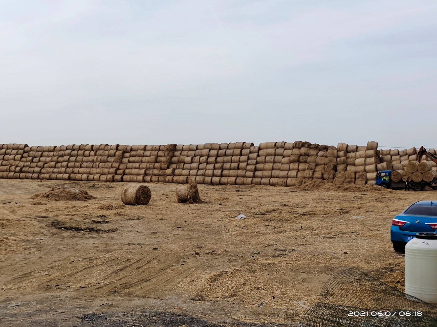  小麦秸秆圆捆出售