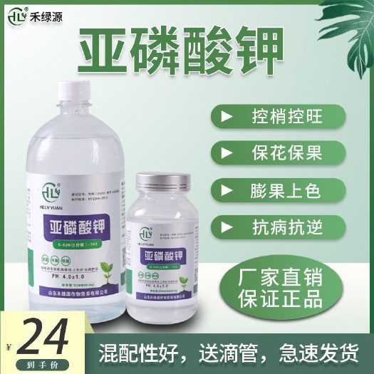 諸城市 禾綠源亞磷酸鉀水溶葉面肥果樹柑橘控梢抗病防病原料高磷鉀肥