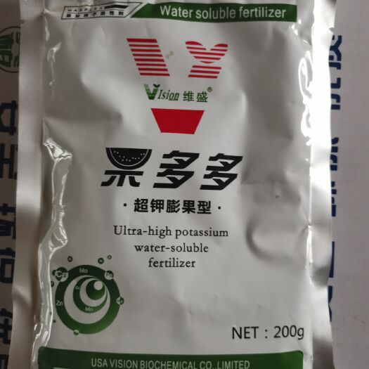 美国维盛果多多超钾膨果型叶面肥微量元素水溶肥料