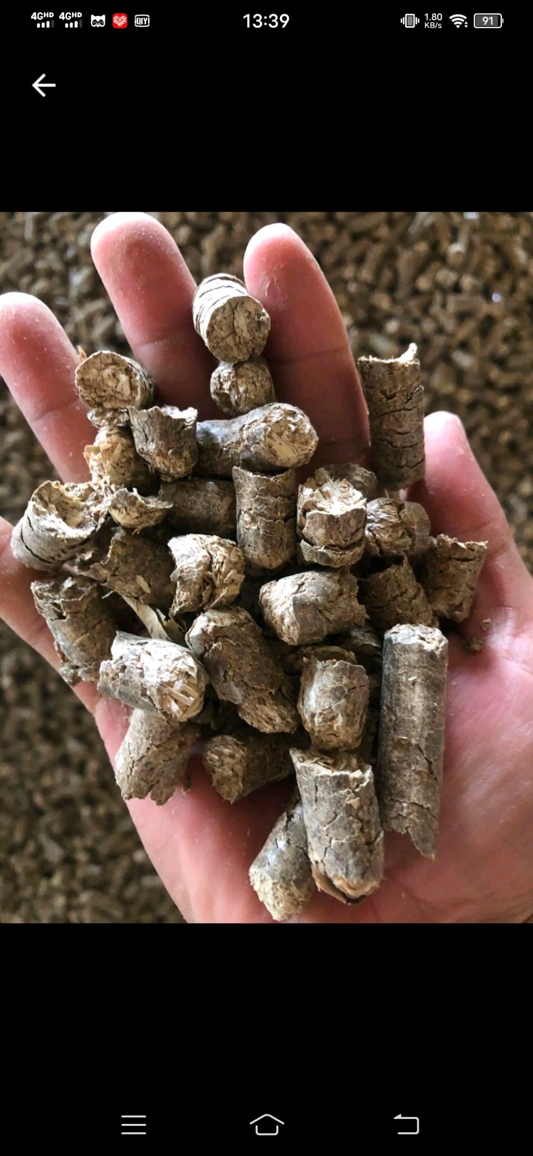 小麦秸秆颗粒饲料！牛羊马的最爱！！！
