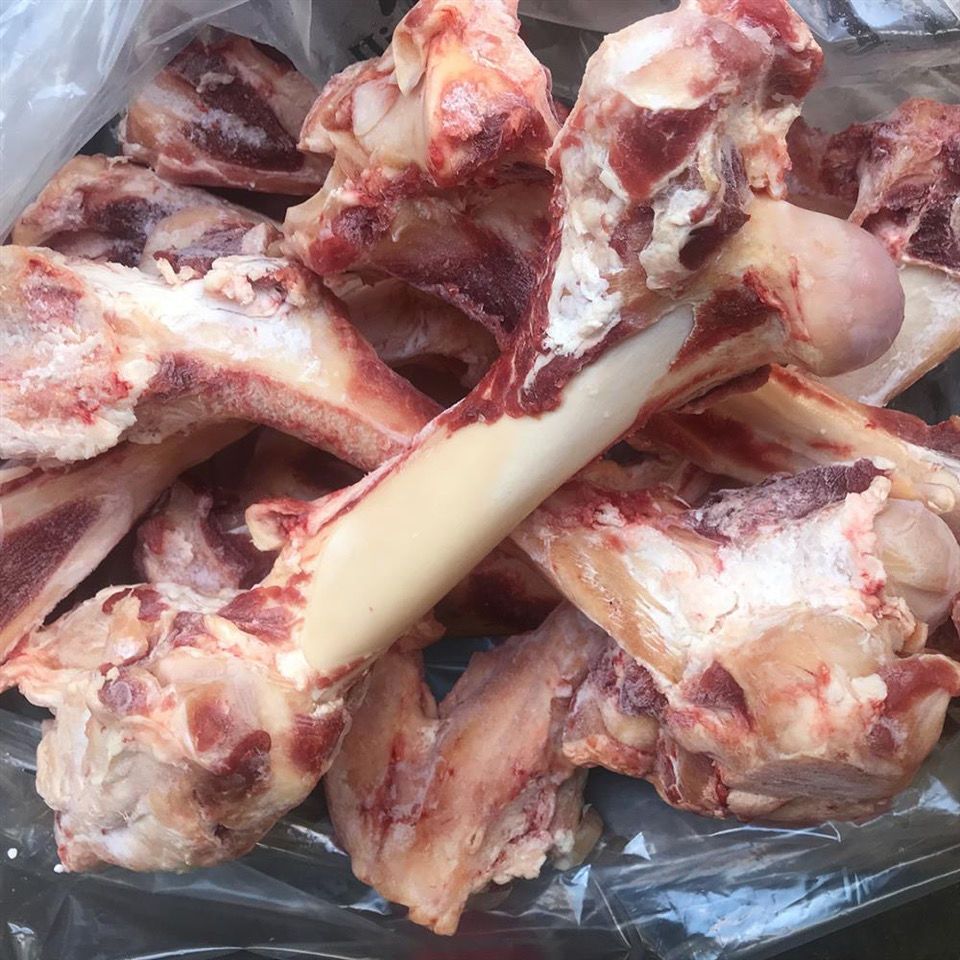 新鮮冷凍帶筋牛腿骨帶肉牛棒骨牛筒骨牛骨頭熬湯燒烤食材