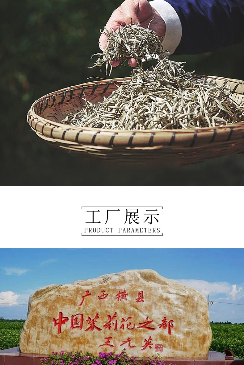 2021新茶浓香型茉莉小金针广西横县原产地茉莉花茶雪芽