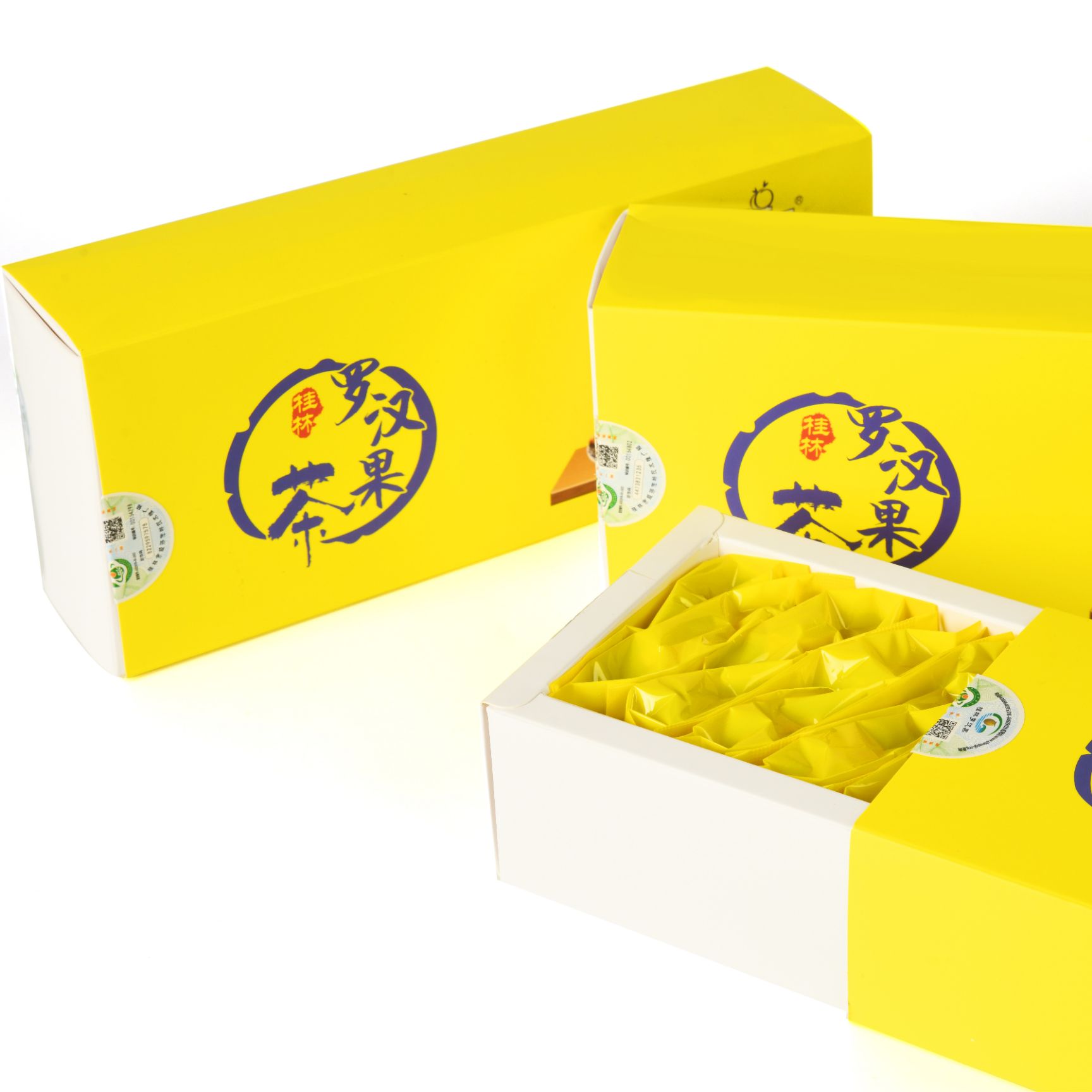 罗汉果脯  妙果源脱水罗汉果小茶袋  独立小包装3盒60袋/