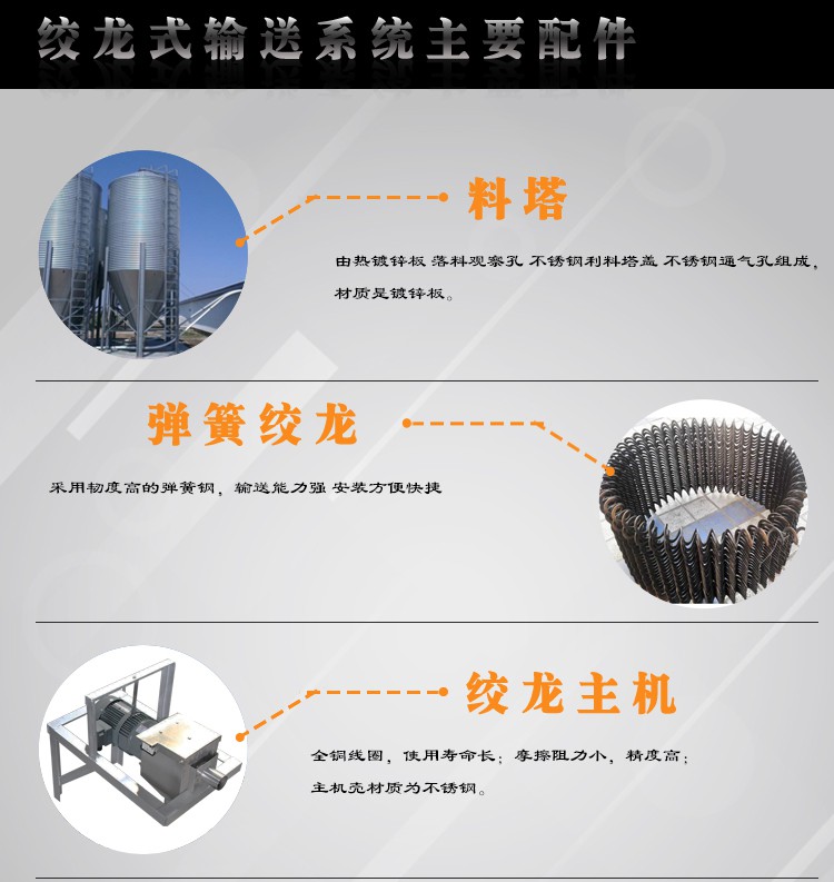  猪场养猪自动化料线绞龙式自动饲喂系统自动化养猪设备