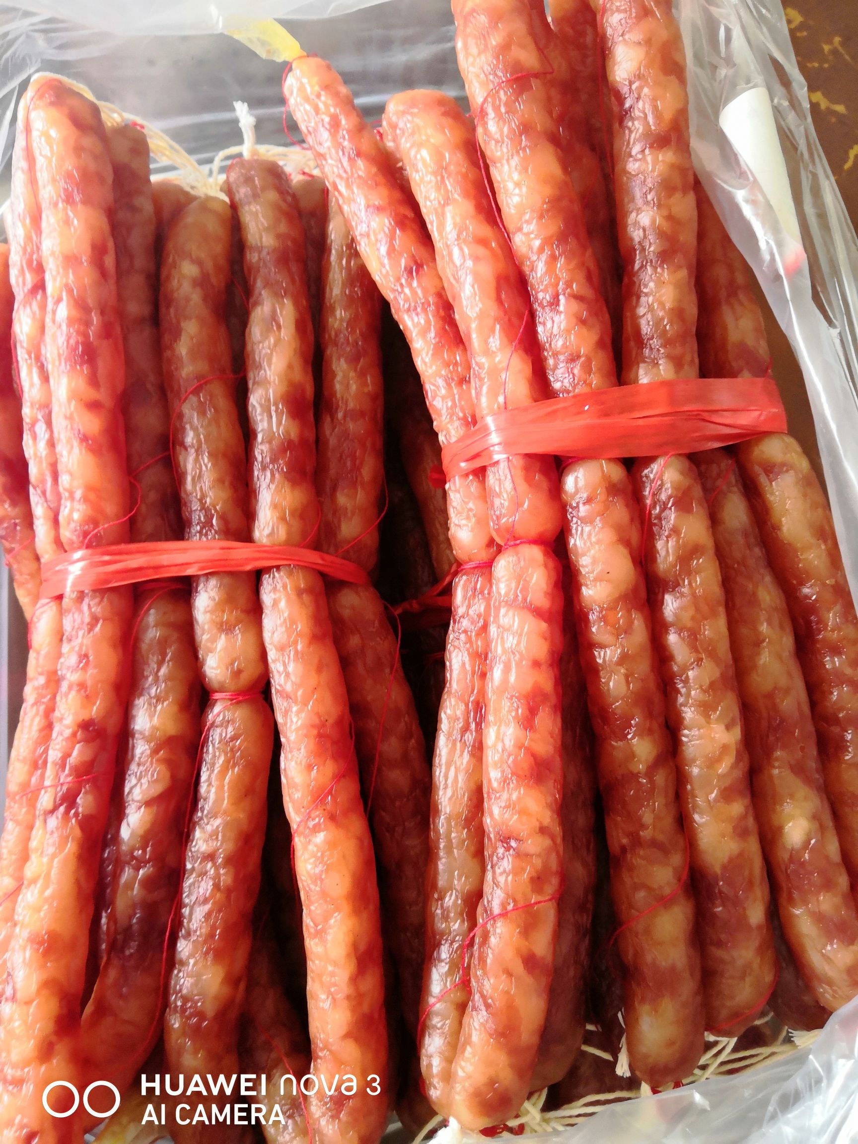 灵山  家乡猪肉佬腊肠