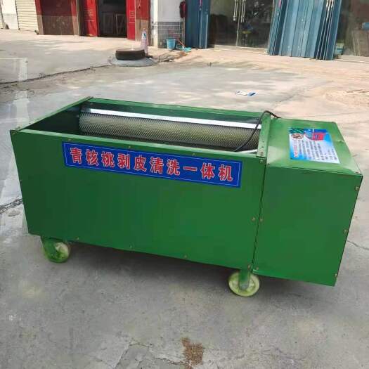 曲阜市青核桃去皮机 清洗去皮一体机 大产量剥青核桃机