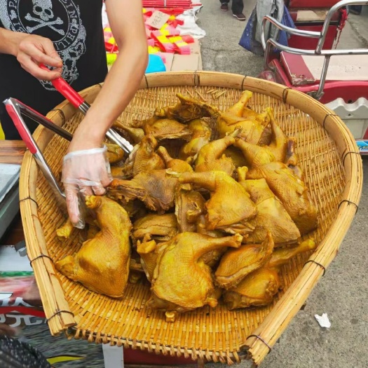 成都卤鸡腿  盐焗鸡腿卤味手撕鸡白切鸡盐焗鸡江湖地摊赶集卤菜店菜市货源