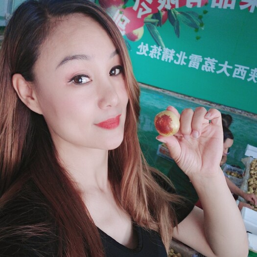 大荔县大荔冬枣精品果，嘎嘣脆甜，产地直发，货源稳定，可一件代发