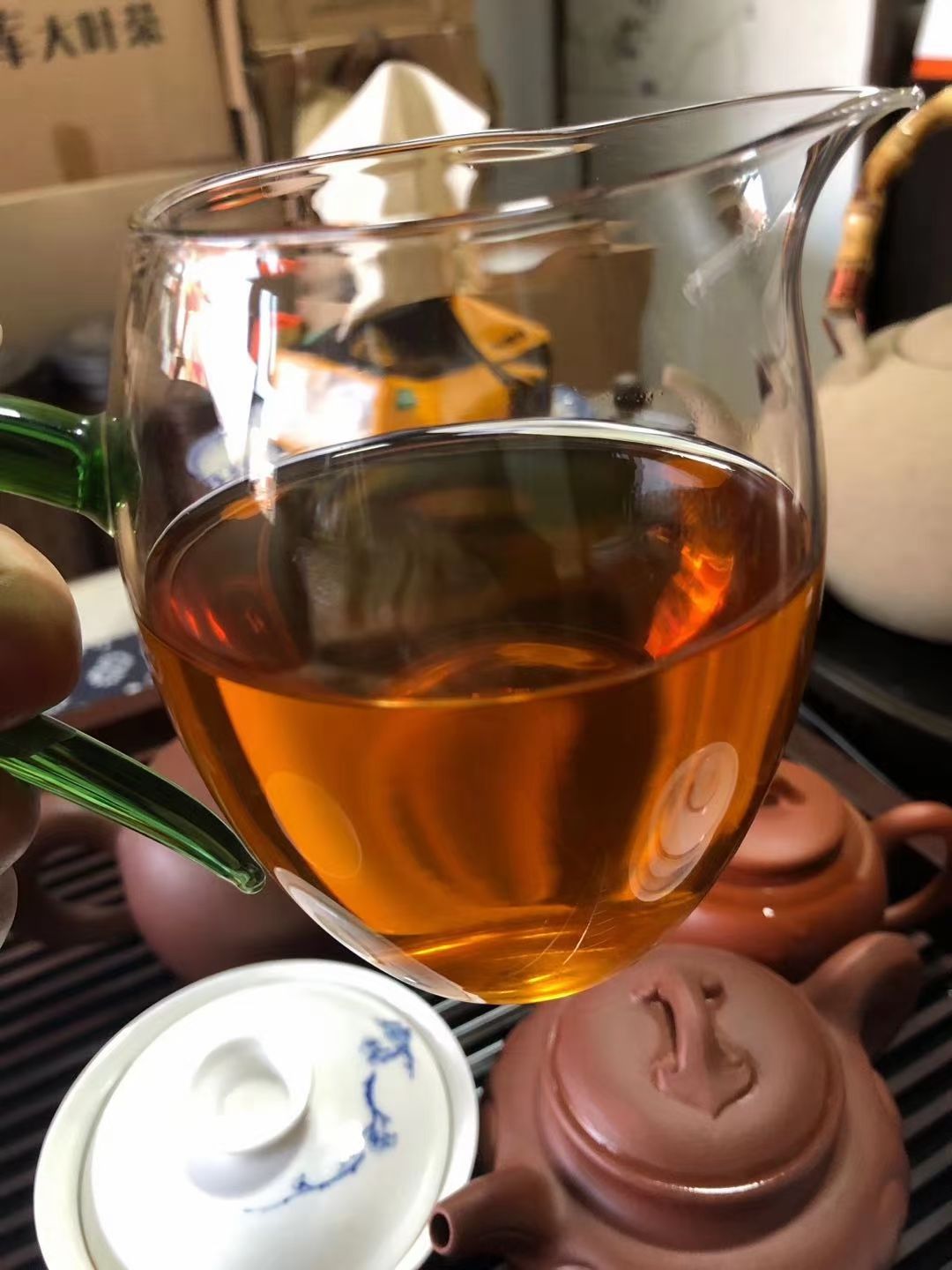 古树茶 2008古树陈茶，色汤味俱全！