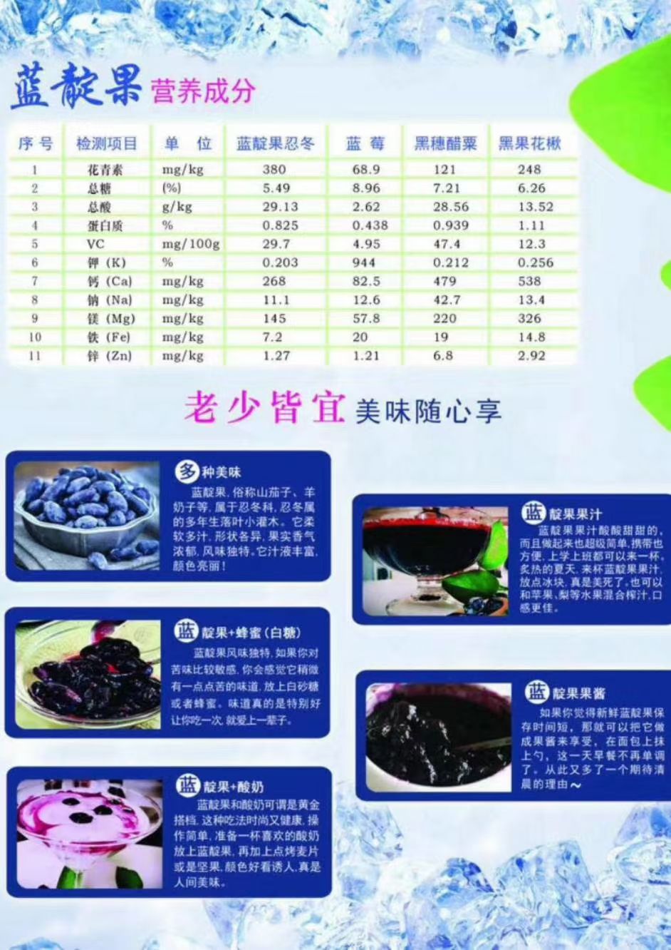  出售蓝靛果山茄子