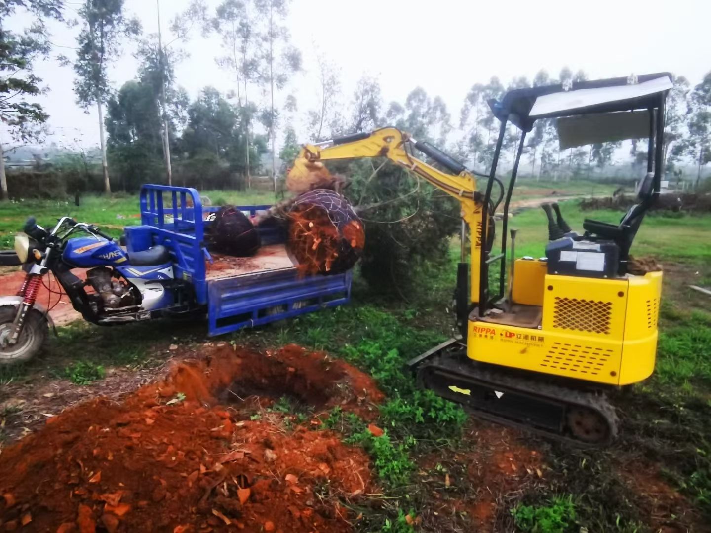  农用挖掘机小型挖机