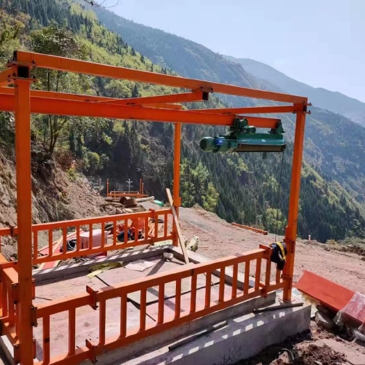 吊车 人工挖孔桩吊机工程桥梁建设挖桩打井吊土用小吊机孔桩模板吊桶