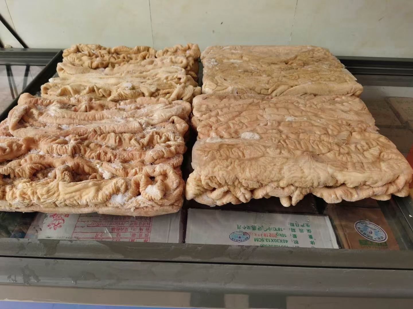 成都猪肠  鲜冻熟肥肠20斤一件，无油干净，餐饮用着省心