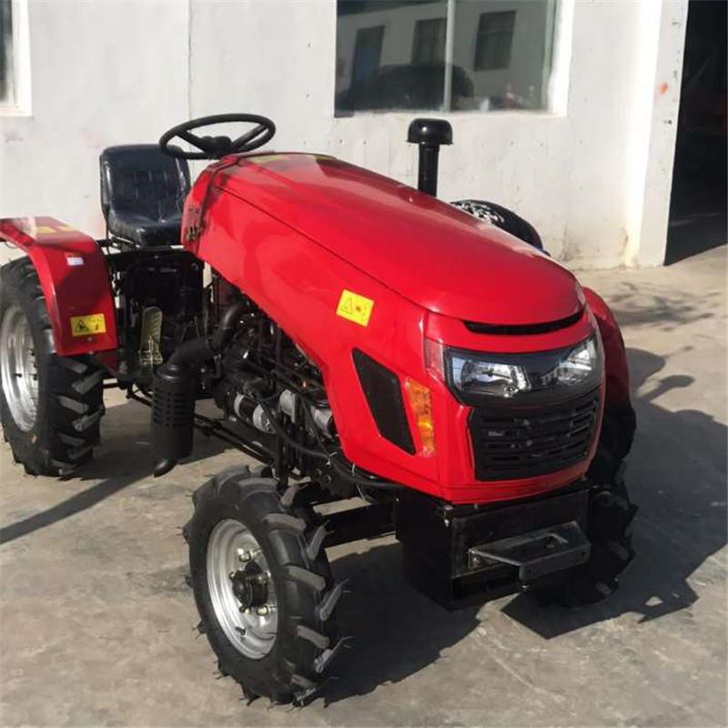  504大棚山地四轮拖拉机四驱两驱耕地犁地机多功能带助力旋耕机