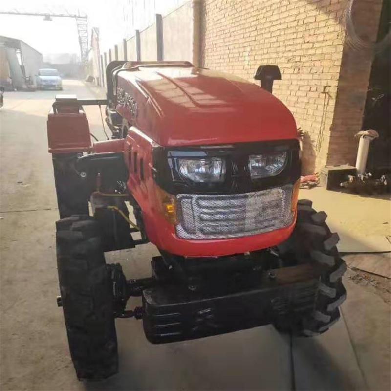  农田小地块耕地小四轮拖拉机水旱两用旋耕机果园大棚还田耕地机