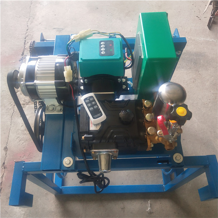 电动遥控自动收管打药机果园菜园园林绿化喷雾机便携式打药机