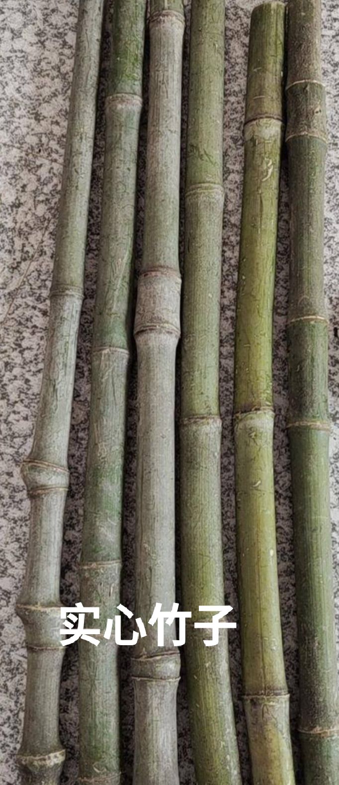  实心竹