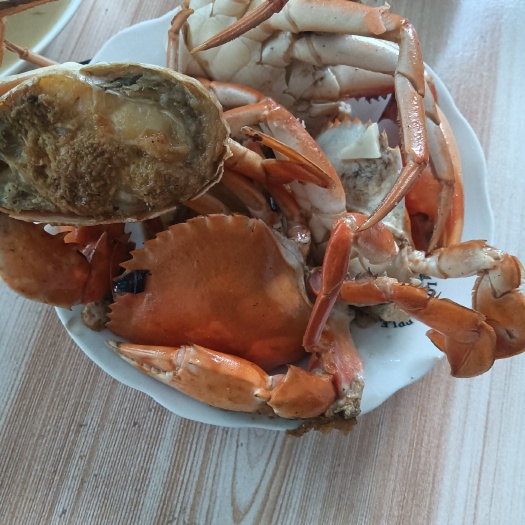 三门县浙江三门青蟹之乡美味。肉肥。壳薄，香喷喷。