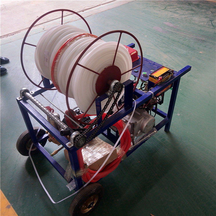 电动遥控自动收管打药机果园菜园园林绿化喷雾机便携式打药机