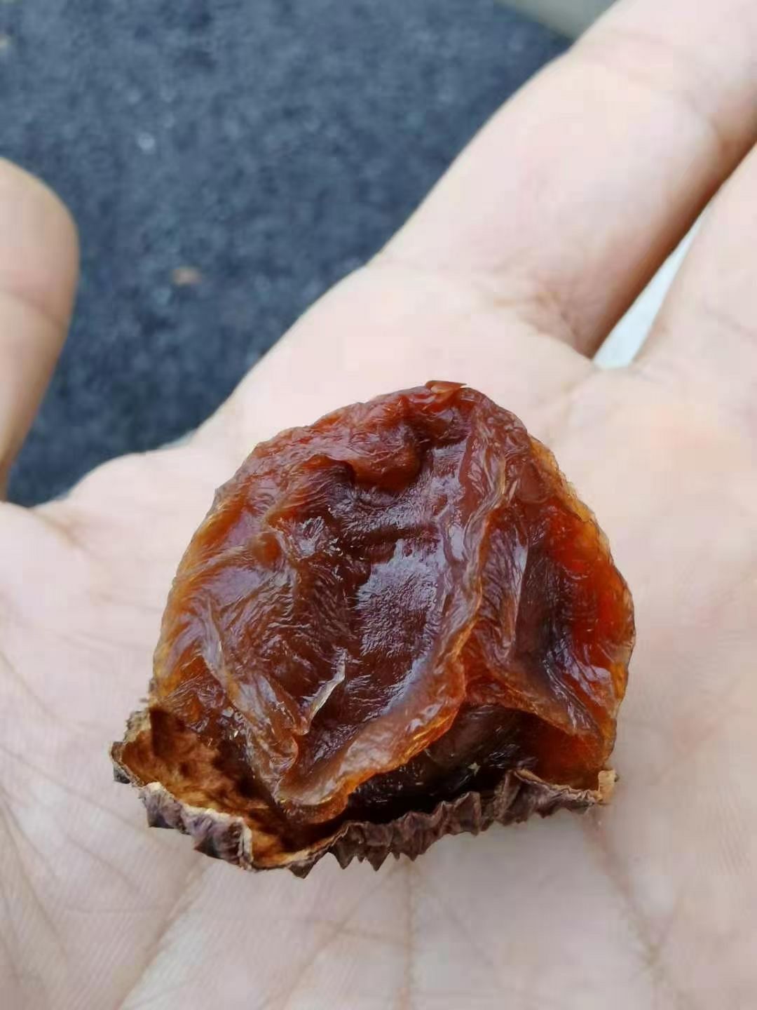 荔枝干，核小肉多，传统制作碳火烤美味，灵山荔枝之乡