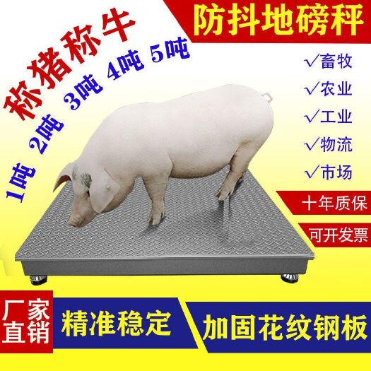 耀华加厚地磅秤1-3吨地磅工厂物流电子秤地磅称猪牛小型地磅