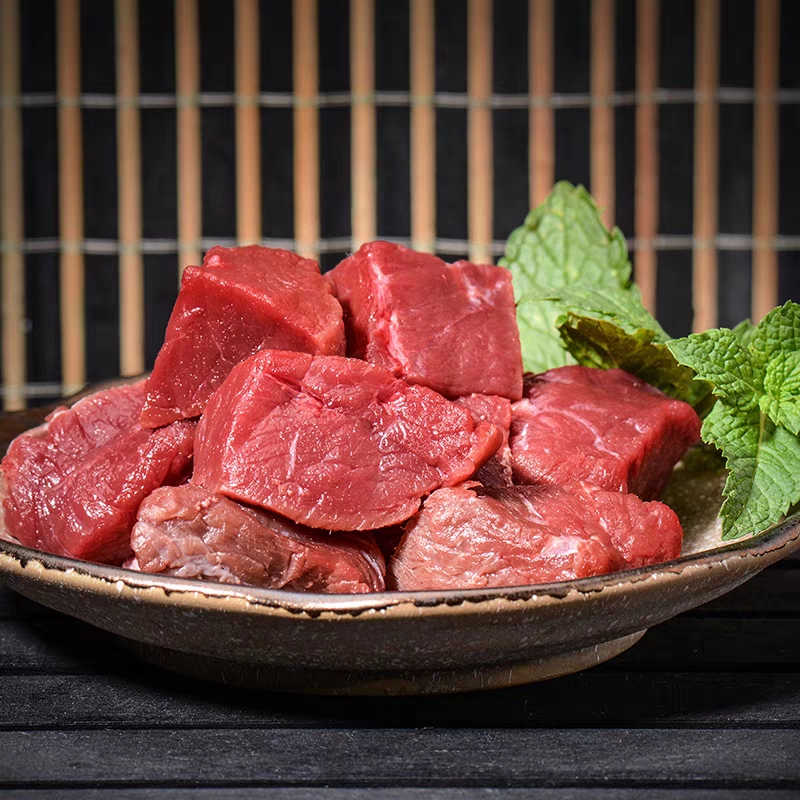 新鲜宰杀鸵鸟肉去筋膜精修肉腱子肉各部位速度发货5斤一包起发