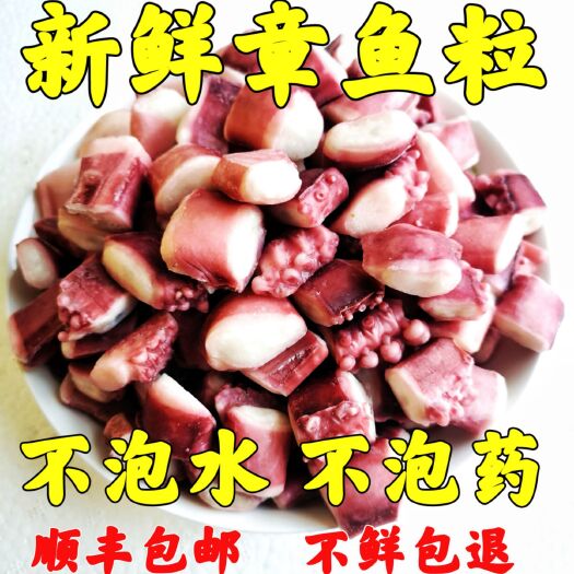 荣成市新鲜速冻章鱼粒鱿鱼粒章鱼小丸子商用批发