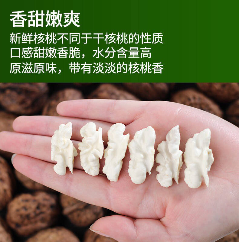 青皮核桃 鲜核桃