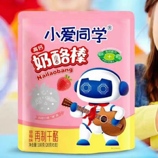 泰安休闲食品 奶酪棒 展播品牌小爱同学
