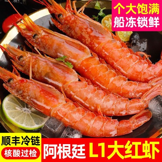 阿根廷红虾大红虾海鲜水产新鲜冷冻大虾鲜冻海虾